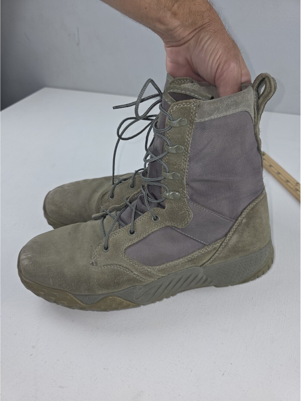 Under Armour UA Jungle Rat Tactical Boots Men’s 11.5 Sage Green 1264770-385